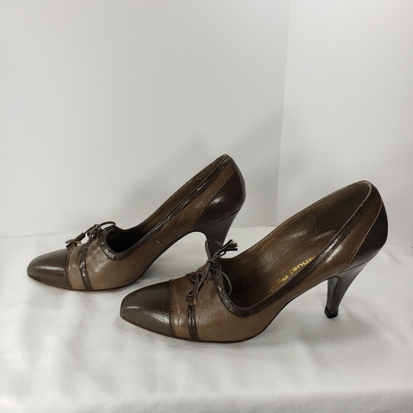 Vintage Stuart Weitzman Brown Pumps Narrow - Picture 3 of 8